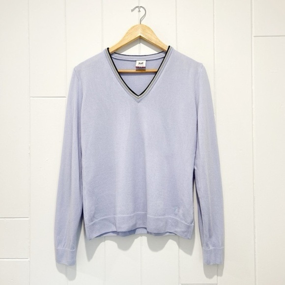 🆕 Dale of Norway Extra Fine Merino Wool Kristian V-Neck Sweater - Picture 5 of 9